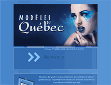 Tablet Screenshot of modelesduquebec.com